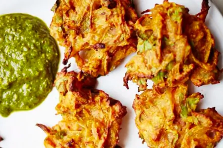 Baked Onion Bhajis