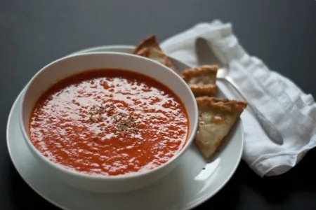 Roasted Red Pepper and Tomato Soup