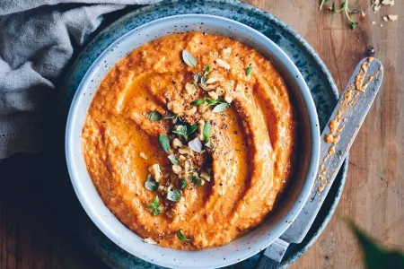 Smoky walnut and cumin muhammara